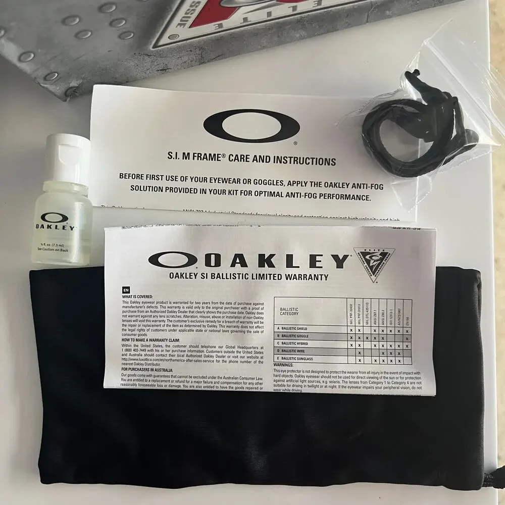 Oakley SI Ballistic M Frame Elite Special Forces Kit Lenses Case Box - Picture 5 of 11